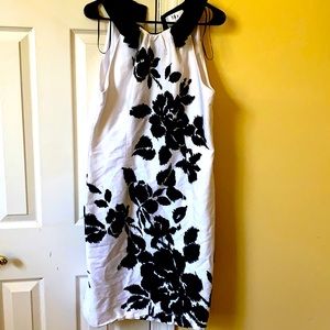 A black and white dress worn one time